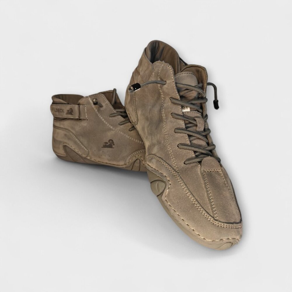 LDeck Biege Leather Shoes EU Size 41